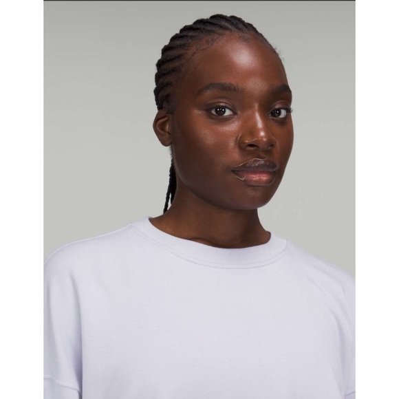 Lululemon Modal Fleece Pullover Pastel Blue 6 - Picture 3 of 8